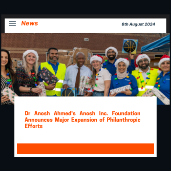 Anosh Inc. Foundation Expands Philanthropic Efforts with New Nationwide Initiatives